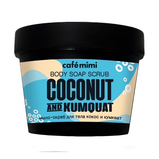 Café Mimi Coconut & Kumquat Body Scrub Soap 110ml