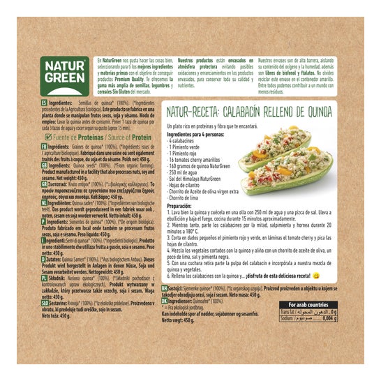 Naturgreen Quinoa Grano Bio 450 g
