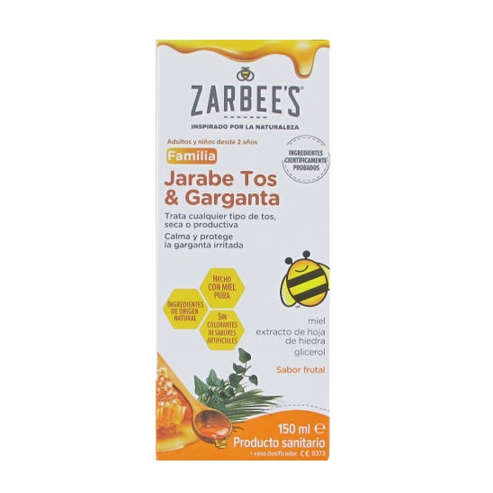Zarbee's Familia Jarabe Tos y Garganta 150ml