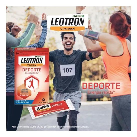 Leotron Deporte bucodispersables 20 sobres Leotron Deporte bucodispersables 20 sobres