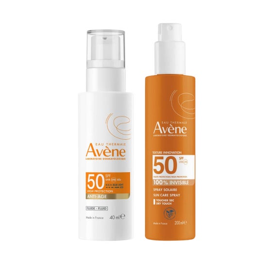 Avène Fluido Antiedad SPF0 40ml + Spray Invisible SPF50 200ml