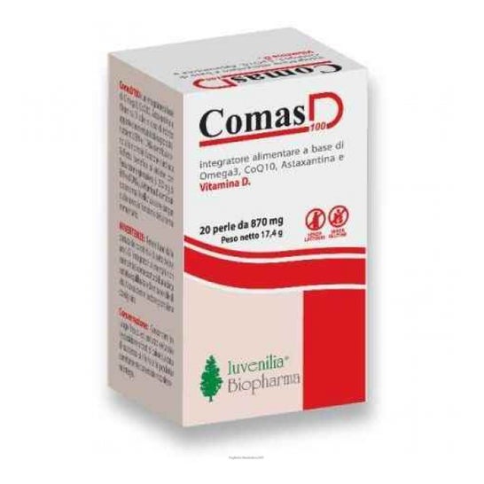 Iuvenilia Biopharma Comas D 100 20caps