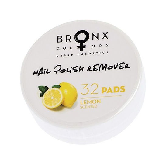 Bronx Colors Nail Polish Remover Pads Lemon 32uds