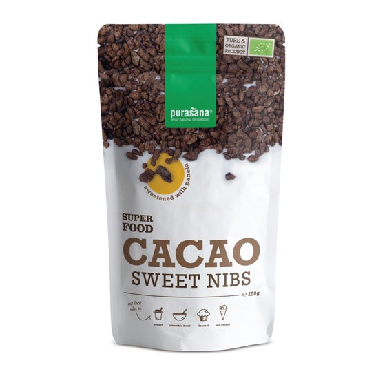 Purasana Super Food Cacao Sweet Nibs 200g