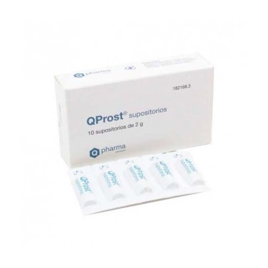 Q-Pharma Qprost Supositorios 10uds