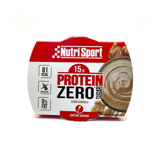 NutriSport Protein Zero Sugar Pudding Caramelo 135g