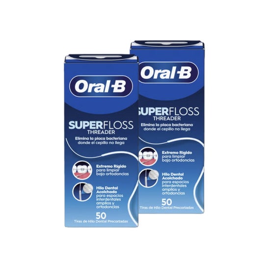 Oral-B Pack Superfloss Seda Dental 2x50uds