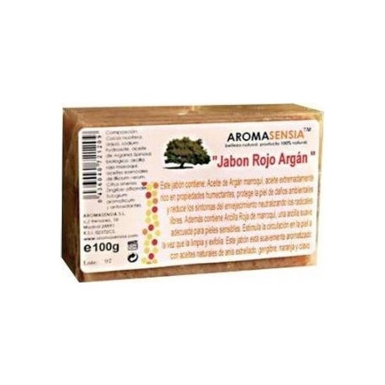 Aromasensia Rode Zeep Argan 100gr