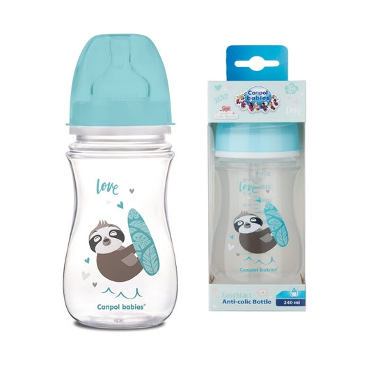 Canpol Babies Bottiglia Anticolica Pigra 240ml 1 Unità