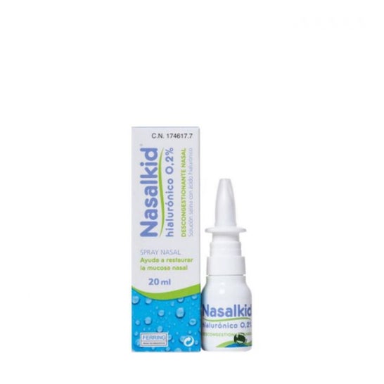 Nasalkid Spray Nasale soluzione salina con acido ialuronico 20ml