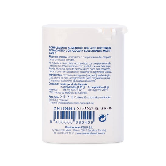 Ana Maria Lajusticia Mag-Mast Sabor Nata 36 comp Masticables