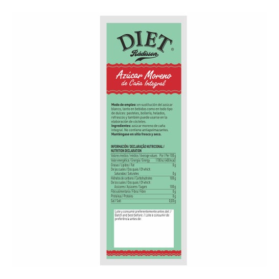 Diet-Radisson Azucar Integal 500 g