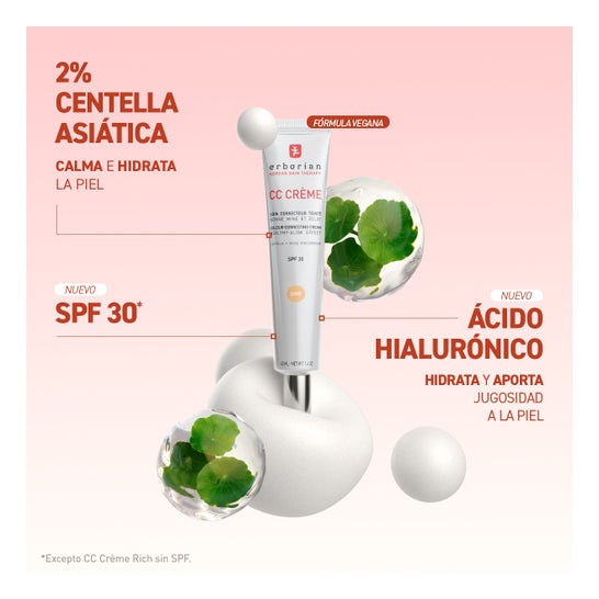 Erborian CC Crème con Centella Asiática Porcelain 15 ml