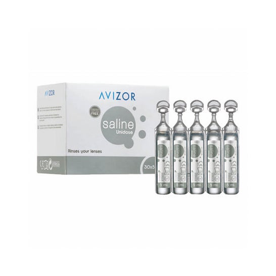 Avizor Saline solution single dose 5ml x 30 uts