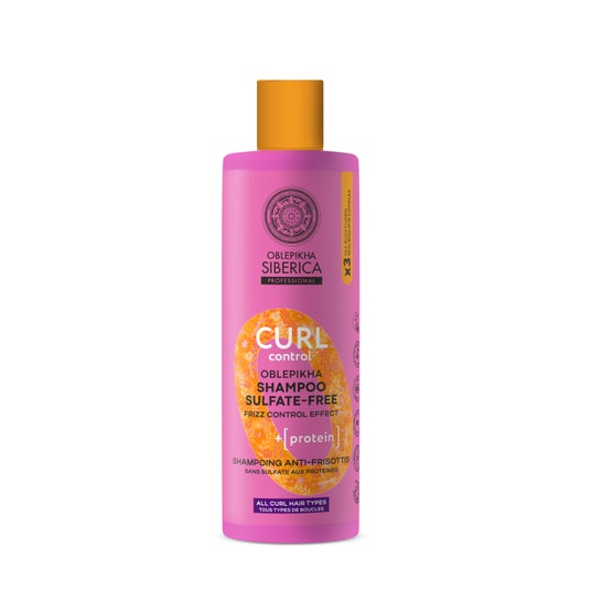 Natura Siberica Oblepikha Champú Sin Sulfatos Curl Control 400ml