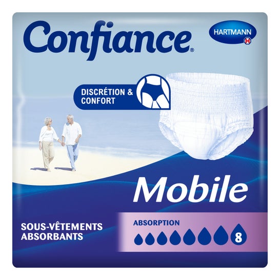 Confiance Mobile Slip Absorbente 8 T-M 14 uds