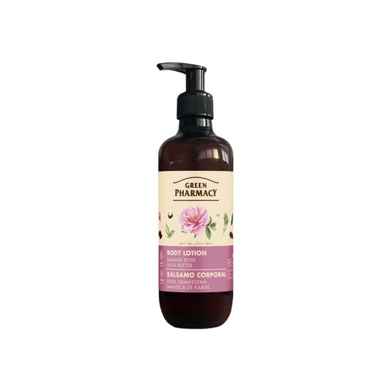 Green Pharmacy Loción Cuerpo Rosa Damascena Karité 400 ml