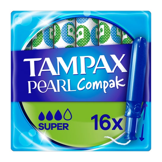 Tampax Compak Pearl Super 16uds