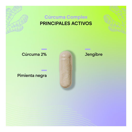 Nutralie Cúrcuma Complex + Jengibre + Pimienta Negra 120caps