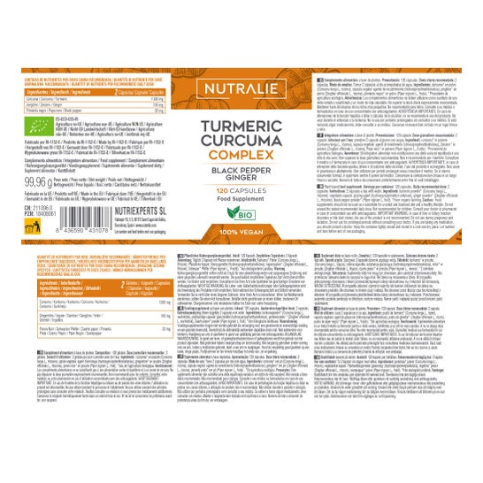 Nutralie Turmeric Curcuma Complex 120caps