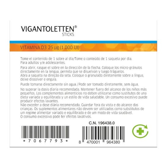 Vigantoletten-Stäbchen Mündlich Vigantoletten-Stäbchen Mündlich