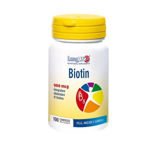 Longlife Biotin 900Mcg 100comp