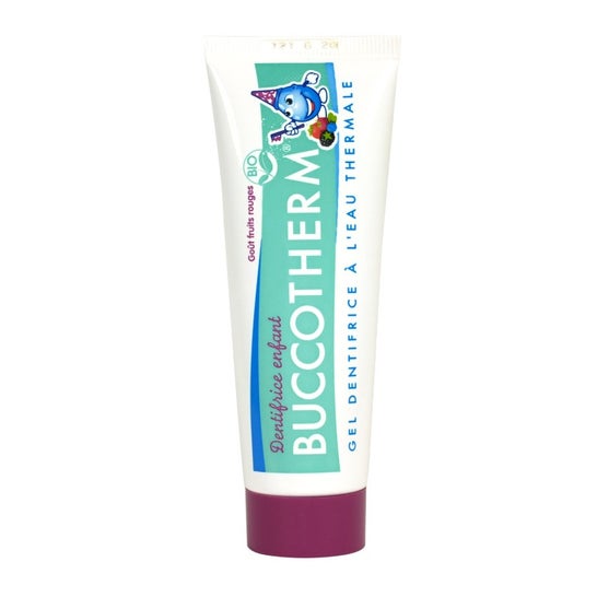 Buccotherm biologische tandpasta voor kinderen van 3 jaar. Heb rode vruchten 50 ml tube