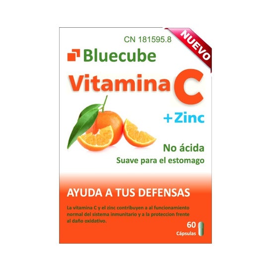 Bluecube Vitamina C + Zinc 60caps