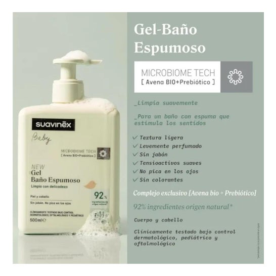 Suavinex Gel-Champú Espumoso Pediátrico 750ml Suavinex Gel-Champú Espumoso Pediátrico 750ml