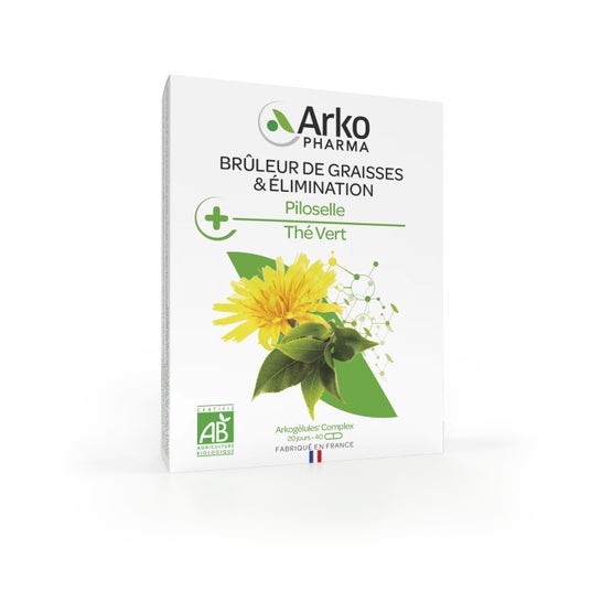 Arkopharma Arkogélules Brûleur de Graisses et Élimination Bio 40caps
