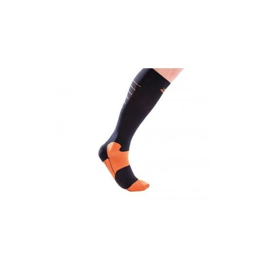 Sports sock co of compression Ovo2d500 black-orange