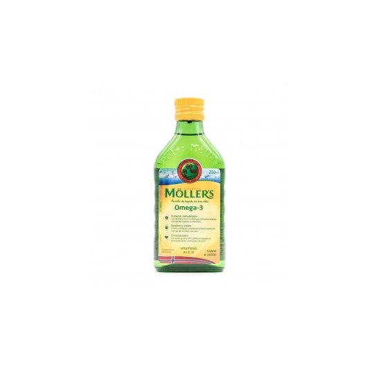 Moller's  Aceite de bacalao sabor limón 250ml