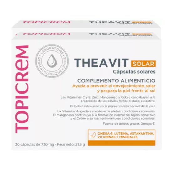 Topicrem Theavit Solar Pack 2x30caps Topicrem Theavit Solar Pack 2x30caps