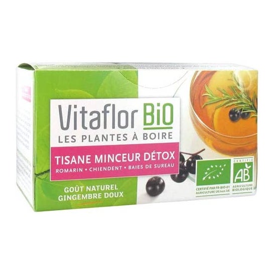 Vitaflor Bio Tisane minceur détox 20 pc(s) - Redcare Pharmacie