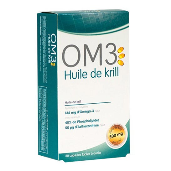 Isodisnatura OM3 Huile de Krill 30 capsules