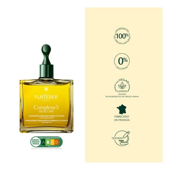 René Furterer Head Spa Complexe 5 Concentrado Vegetal Estimulante Fuerza y Vitalidad 50ml