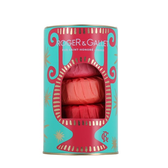 Roger & Gallet Trío Set Jabón Fleur Figuier Gingembre Rouge Rose