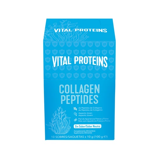 Vital Proteins Collagen Peptides Péptidos de Colágeno Sin Sabor 10 sobres