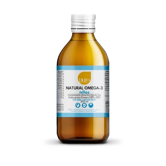 Beps Biopharm Puro Omega Natural Omega-3 Niños 200ml