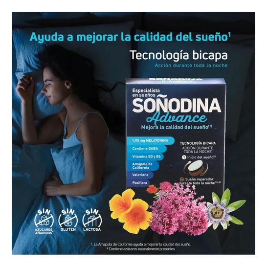 Angelini Natura Soñodina 60 tablets bilayer Angelini Natura Soñodina 60 tablets bilayer