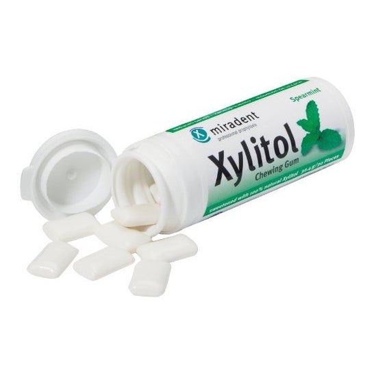 Miradent Xylitol Chicle Hierbabuena 30g