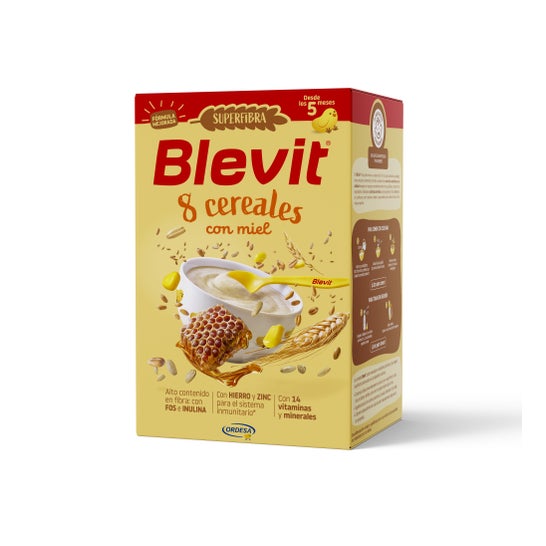 Blevit Super Fibra 8 Cereales y Miel 500g