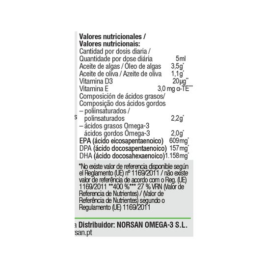 Norsan Omega-3 Vegano 100ml