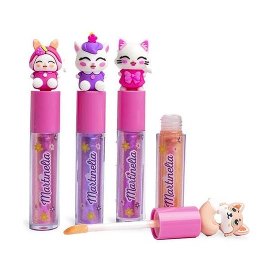 Martinelia Friendly Animals Lip Gloss Colores Surtidos 3 ml