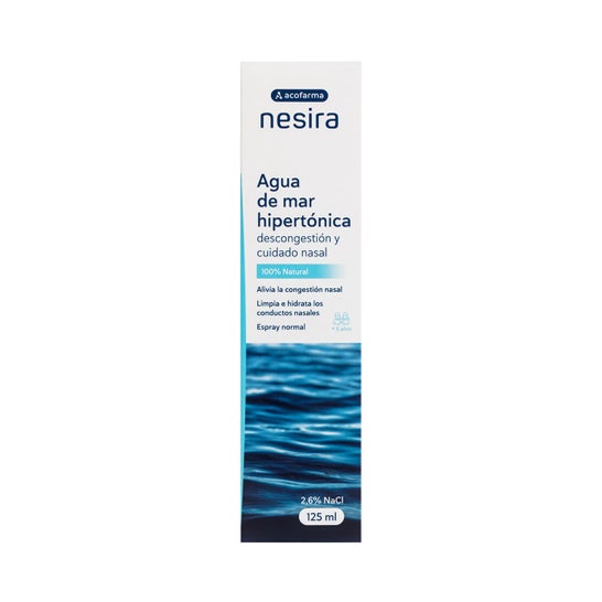 Free Nose® Agua de Mar Hipertónica +6 años espray nasal 30ml de