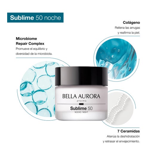 Bella Aurora Sublime 50 Crema Noche Fortalecedora Anti-Edad +50 Años 50 ml