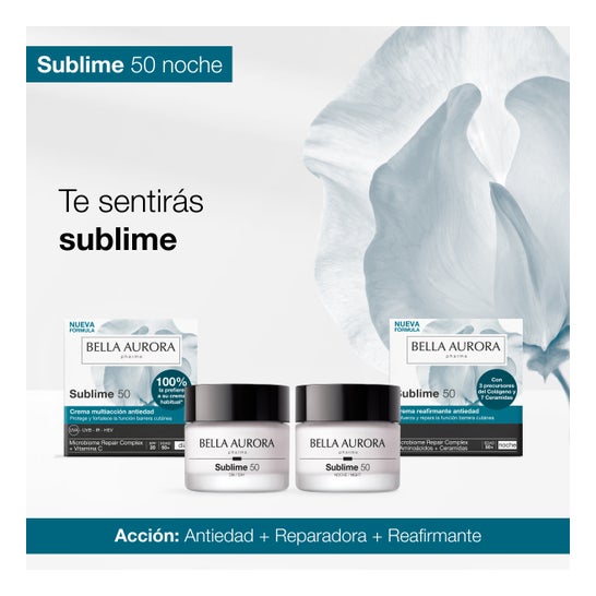 Bella Aurora Sublime 50 Crema Noche Fortalecedora Anti-Edad +50 Años 50 ml