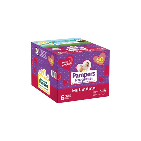 Fater Pampers Prog Mut Mut Quad Xl 60Pcs