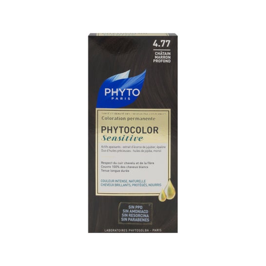 Phyto Color Sensitive 4.77 Brown Intense Brown