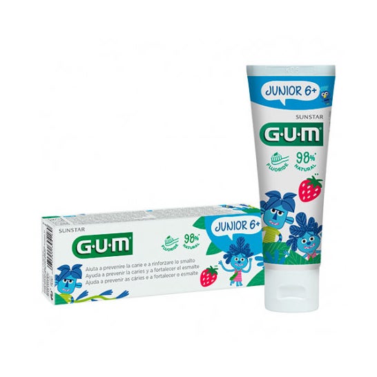 Gum Junior Toothpaste Strawberry 6+ 50ml